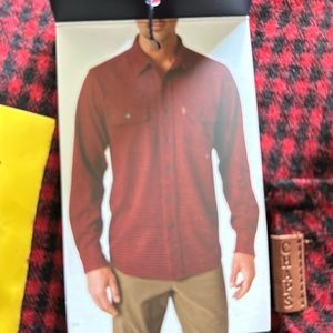 Chaps Men's Flannel  Button Down Shirt